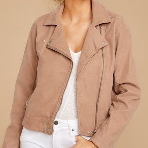 Thread & Supply Arcadia Moto Jacket - Blush - in Medium